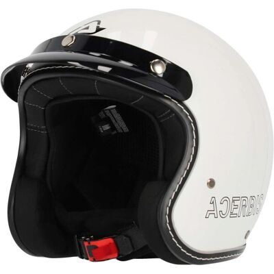 Casque Blanc 2206 Acerbis - Équipement Moto - Publicité Casque Blanc 2206 Acerbis - Équipement Moto - Publicité