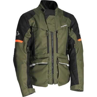 Giacca moto Acerbis X-Rover Arancione/Verde - S Giacca moto Acerbis X-Rover Arancione/Verde - S