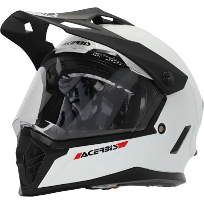 Casco da motocross Acerbis Rider Solid Bianca - Junior - ECE 22-06 Casco da motocross Acerbis Rider Solid Bianca - Junior - ECE 22-06