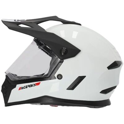 Casco da motocross per bambini bianco Acerbis Rider Solid - ECE 22-06 Casco da motocross per bambini bianco Acerbis Rider Solid - ECE 22-06