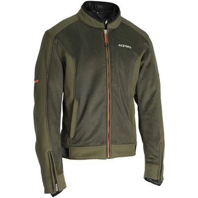 Giaccone Moto Acerbis Gordon Verde-Arancione - CE Protetta Giaccone Moto Acerbis Gordon Verde-Arancione - CE Protetta