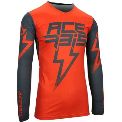 Acerbis Maillot Cross X-Flex Blizzard Orange-Gris - Maillot de Motocross - Publicité Acerbis Maillot Cross X-Flex Blizzard Orange-Gris - Maillot de Motocross - Publicité