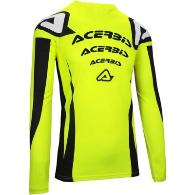 Maillot de Cross Acerbis J-Track - Tissu en polyester respirant - Publicité Maillot de Cross Acerbis J-Track - Tissu en polyester respirant - Publicité