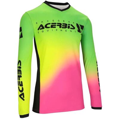 Acerbis J Track Fuchsia - Maillot de Cross - Publicité Acerbis J Track Fuchsia - Maillot de Cross - Publicité
