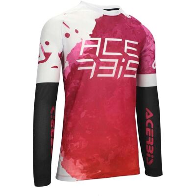 Maglida - Enduro - Violet - Blanc - Jersey - Publicité Maglida - Enduro - Violet - Blanc - Jersey - Publicité