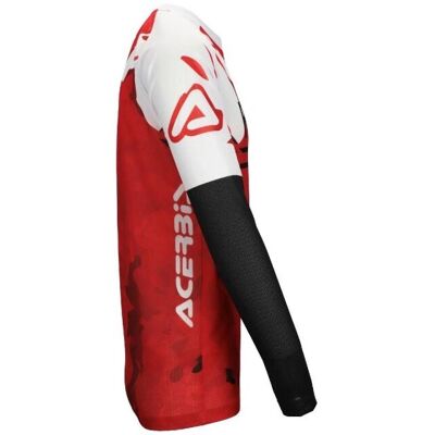 Maillot Cross Acerbis J Windy Vent Watermark Rouge-Blanc - - Publicité Maillot Cross Acerbis J Windy Vent Watermark Rouge-Blanc - - Publicité