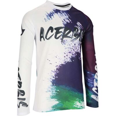 ACERBIS - J-WINDY VENT BRUSH - White - Motocross Jersey ACERBIS - J-WINDY VENT BRUSH - White - Motocross Jersey