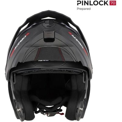 Acerbis Rider P/J Mono XS Nero Opaco - Casco Acerbis Rider P/J Mono XS Nero Opaco - Casco
