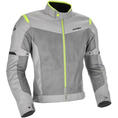 Acerbis - Ramsey Vented 2.0 - Hellgrau/Neon-Gelb - Jacket Acerbis - Ramsey Vented 2.0 - Hellgrau/Neon-Gelb - Jacket