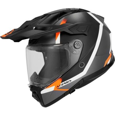 Acerbis - Attack Multi - Nero Arancio - L - Casco Acerbis - Attack Multi - Nero Arancio - L - Casco