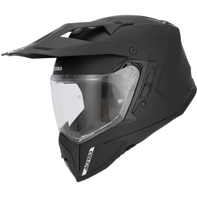 Acerbis - Adventure Assault Mono - Nero Opaco - L - Helmet Acerbis - Adventure Assault Mono - Nero Opaco - L - Helmet