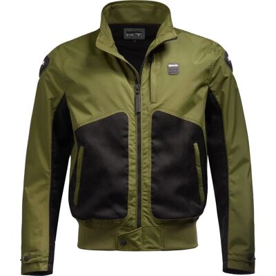 Blauer Thor Air giacca tessuto motociclista perforata - Nero Verde (3XL) Blauer Thor Air giacca tessuto motociclista perforata - Nero Verde (3XL)