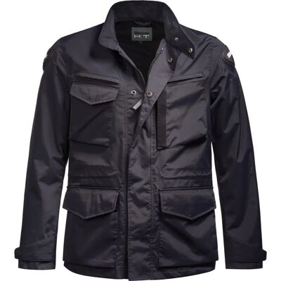 Giacca in tessuto motociclistico Blauer Ethan - Resistente all'acqua, Blu, S Giacca in tessuto motociclistico Blauer Ethan - Resistente all'acqua, Blu, S
