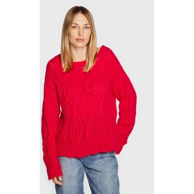 TWINSET 222TT3340 Rotes Relaxed Fit - Pullover TWINSET 222TT3340 Rotes Relaxed Fit - Pullover