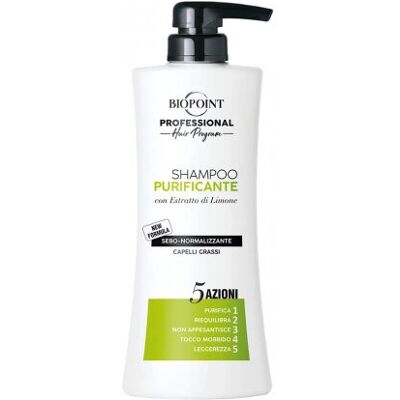 Biopoint Shampoo Purificante Sebo-Normalizzante - Shampoo per cute grassa Biopoint Shampoo Purificante Sebo-Normalizzante - Shampoo per cute grassa