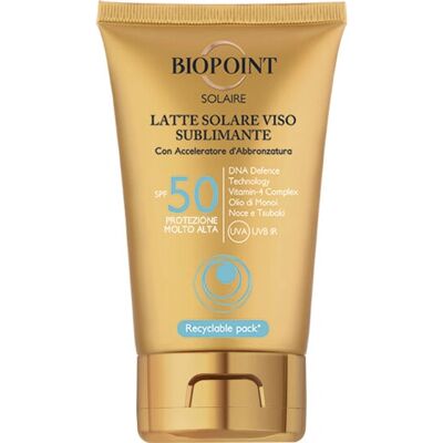 Protezione solare viso SPF 50 Biopoint 50ml Protezione solare viso SPF 50 Biopoint 50ml