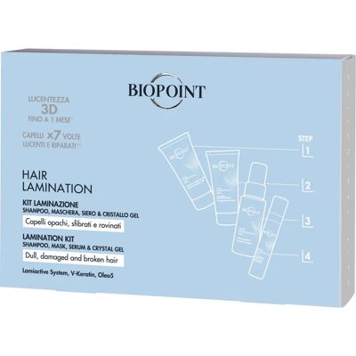 Kit Laminazione Capelli Biopoint - Cheratina Vegetale, Oli, 4 Passaggi Kit Laminazione Capelli Biopoint - Cheratina Vegetale, Oli, 4 Passaggi