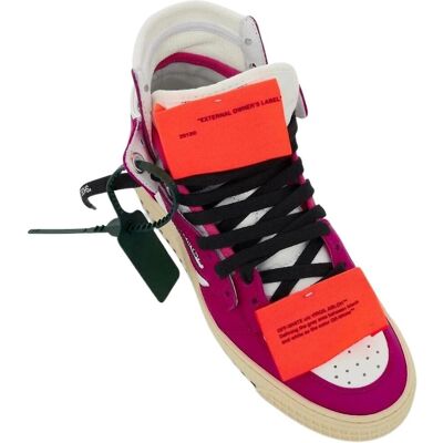 Off-White Off Court 3.0 Fuchsia Hoch Top Ledersneaker Off-White Off Court 3.0 Fuchsia Hoch Top Ledersneaker