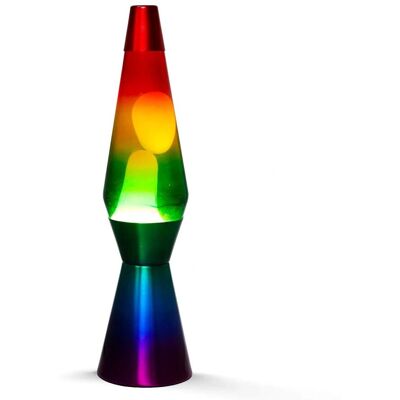 Total Juggling Regenboog Lavalampe XL1767 - Lava Lamp Total Juggling Regenboog Lavalampe XL1767 - Lava Lamp