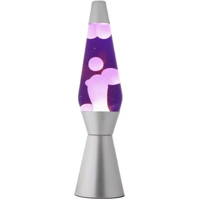 iTotal Lava Lampe - Lila - 36cm - Silberbasis iTotal Lava Lampe - Lila - 36cm - Silberbasis