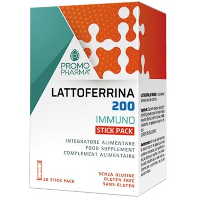 Promopharma Lattoferrina 200mg - Supporto Immunità - 30 Stick Promopharma Lattoferrina 200mg - Supporto Immunità - 30 Stick