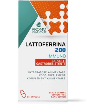 PromoPharma Lattoferrina 200mg Immuno - Integratore alimentare - 30 Capsule PromoPharma Lattoferrina 200mg Immuno - Integratore alimentare - 30 Capsule