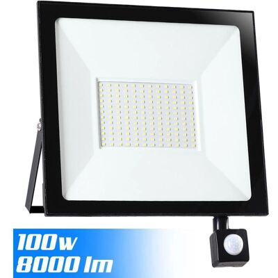 Bakaji - Faro LED 100W 8000lm - 120° - proiettore LED esterno Bakaji - Faro LED 100W 8000lm - 120° - proiettore LED esterno