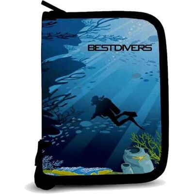 Best Divers Taccuino di Immersione Art 4 - Diario di immersione, Copertina blu, 3 anelli Best Divers Taccuino di Immersione Art 4 - Diario di immersione, Copertina blu, 3 anelli