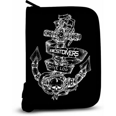 Diario di immersione BEST DIVERS Art 5 - 6 anelli, Porta penna, Tasca per licenza Diario di immersione BEST DIVERS Art 5 - 6 anelli, Porta penna, Tasca per licenza