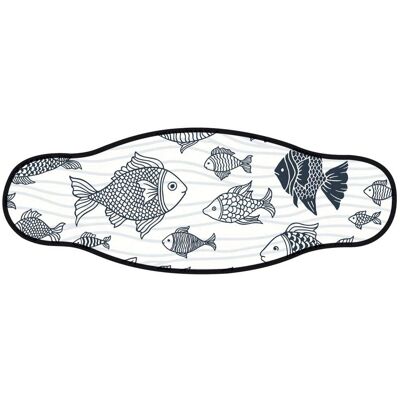 Sangle de masque en néoprène Best Divers Herd Fishes à double velcro - Sangle Sangle de masque en néoprène Best Divers Herd Fishes à double velcro - Sangle