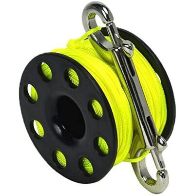 BESTDIVERS Modèle ml0057yl Reel en Acier Inoxydable - Unisex Adultes - 45 Mètres BESTDIVERS Modèle ml0057yl Reel en Acier Inoxydable - Unisex Adultes - 45 Mètres