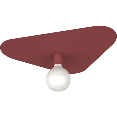 Lampada da Soffitto Cloud - E27, 42W, Metallo, Pelli di Mucca Rosse - Lampada da Soffitto Lampada da Soffitto Cloud - E27, 42W, Metallo, Pelli di Mucca Rosse - Lampada da Soffitto