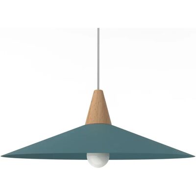 Lumicom Blaue Metall Pendelleuchte - Modernes Innenraumlicht Lumicom Blaue Metall Pendelleuchte - Modernes Innenraumlicht