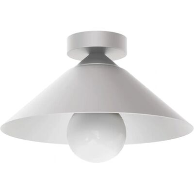 Lumicom Lámpara de Techo - E27 Metal Blanca Mate 25cm Lumicom Lámpara de Techo - E27 Metal Blanca Mate 25cm