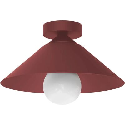 Lumicom Lámpara de Techo - Cuero de Vaca Roja - 25cm/40cm - Lámpara de Techo Lumicom Lámpara de Techo - Cuero de Vaca Roja - 25cm/40cm - Lámpara de Techo