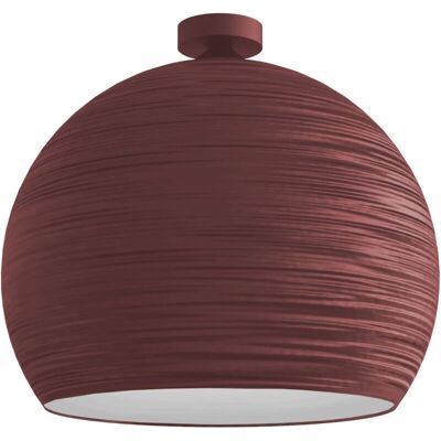 Lumicom Focus Deckenleuchte - 40cm - E27 - Metall - Rot/Weiß Kuhfell Lumicom Focus Deckenleuchte - 40cm - E27 - Metall - Rot/Weiß Kuhfell