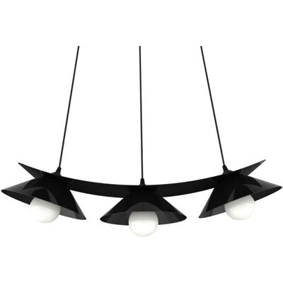 Lumicom Miller Lampadario - 3x E27, 42W, Metallo, Grigio Tortora Lumicom Miller Lampadario - 3x E27, 42W, Metallo, Grigio Tortora