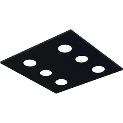 Lumicom River Square Lampada da Soffitto - 6x GX53, 8W, Metallo Lumicom River Square Lampada da Soffitto - 6x GX53, 8W, Metallo