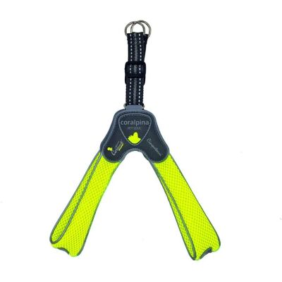 Pettorina per cani Coralpina Cinquetorri - Giallo fluorescente - Taglia 7 Pettorina per cani Coralpina Cinquetorri - Giallo fluorescente - Taglia 7