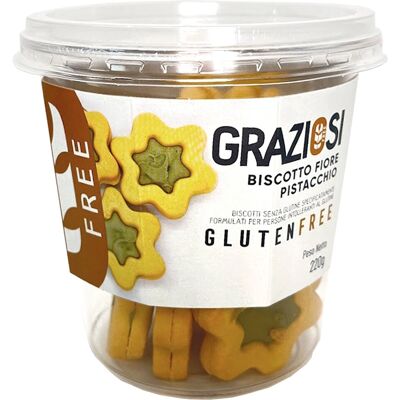 Laboratorio Graziosi Srl Fiore Biscotto Pistacchio - Biscotto Pistacchio 190g Laboratorio Graziosi Srl Fiore Biscotto Pistacchio - Biscotto Pistacchio 190g