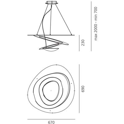 Artemide - Lampada a sospensione Pirce - Bianco - Alluminio verniciato - Giuseppe Maurizio Scutellà Artemide - Lampada a sospensione Pirce - Bianco - Alluminio verniciato - Giuseppe Maurizio Scutellà