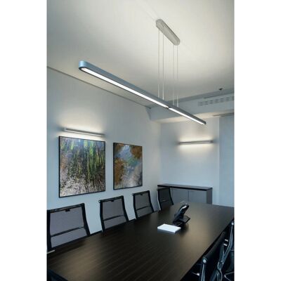 Artemide Talo LED Pendelleuchte - 150cm, silbergrau, dimmbar Artemide Talo LED Pendelleuchte - 150cm, silbergrau, dimmbar