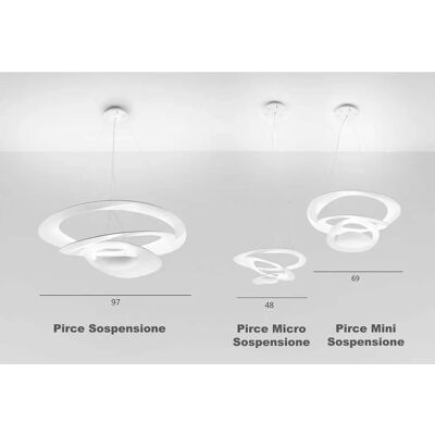 Artemide Pirce Micro LED Závěsné Svítidlo - Teplé Bílé Světlo Artemide Pirce Micro LED Závěsné Svítidlo - Teplé Bílé Světlo