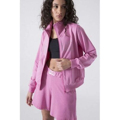 Everlast Felpa Rosa con Chiusura Lampo Completa - Felpa Everlast Felpa Rosa con Chiusura Lampo Completa - Felpa