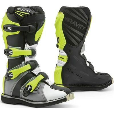 Bottes de Motocross Forma Gravity - Gris, Blanc, Jaune - Bottes de Motocross - Publicité Bottes de Motocross Forma Gravity - Gris, Blanc, Jaune - Bottes de Motocross - Publicité