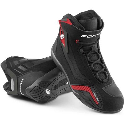 Botas de Motocicleta Forma - Certificación CE, Exterior en Microfibra, Cierre Velcro Botas de Motocicleta Forma - Certificación CE, Exterior en Microfibra, Cierre Velcro