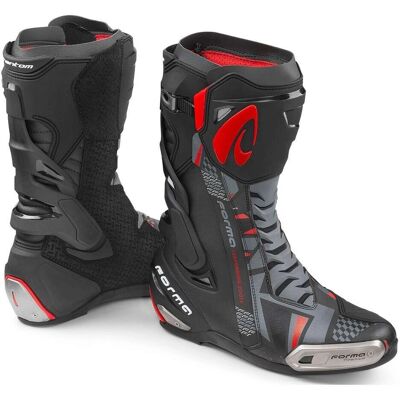 Stivali da Moto Forma Phantom - Microfibra, Titanio, Ventilato - Unisex Stivali da Moto Forma Phantom - Microfibra, Titanio, Ventilato - Unisex