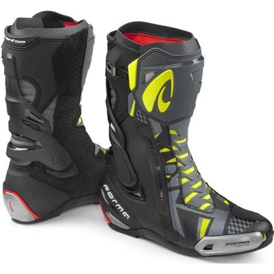 Bottes de Moto Forma Phantom Noir Gris Jaune Fluo - Bottes de Moto - Publicité Bottes de Moto Forma Phantom Noir Gris Jaune Fluo - Bottes de Moto - Publicité