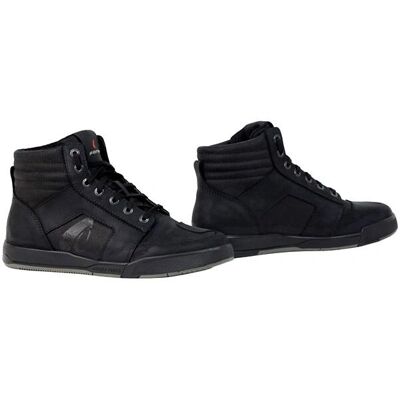 Forma Ground Dry Motorradschuhe - Schwarz - Wasserfestes Vollnarbenleder Forma Ground Dry Motorradschuhe - Schwarz - Wasserfestes Vollnarbenleder