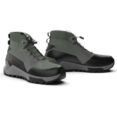 Scarpe Moto Forma KUMO Verde Oliva/Nero/Grigio - Scarpe da Moto Scarpe Moto Forma KUMO Verde Oliva/Nero/Grigio - Scarpe da Moto